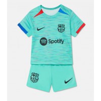 Camiseta Barcelona Dani Olmo #20 Tercera Equipación para niños 2024-25 manga corta (+ pantalones cortos)